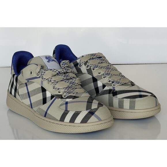 Burberry Women's Lichen IP Check Low Top Sneakers 8 US (38) IT 8095373 NIB $750 - Picture 2 of 16